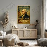 George Washington Patriotic Historical Presidential Poster