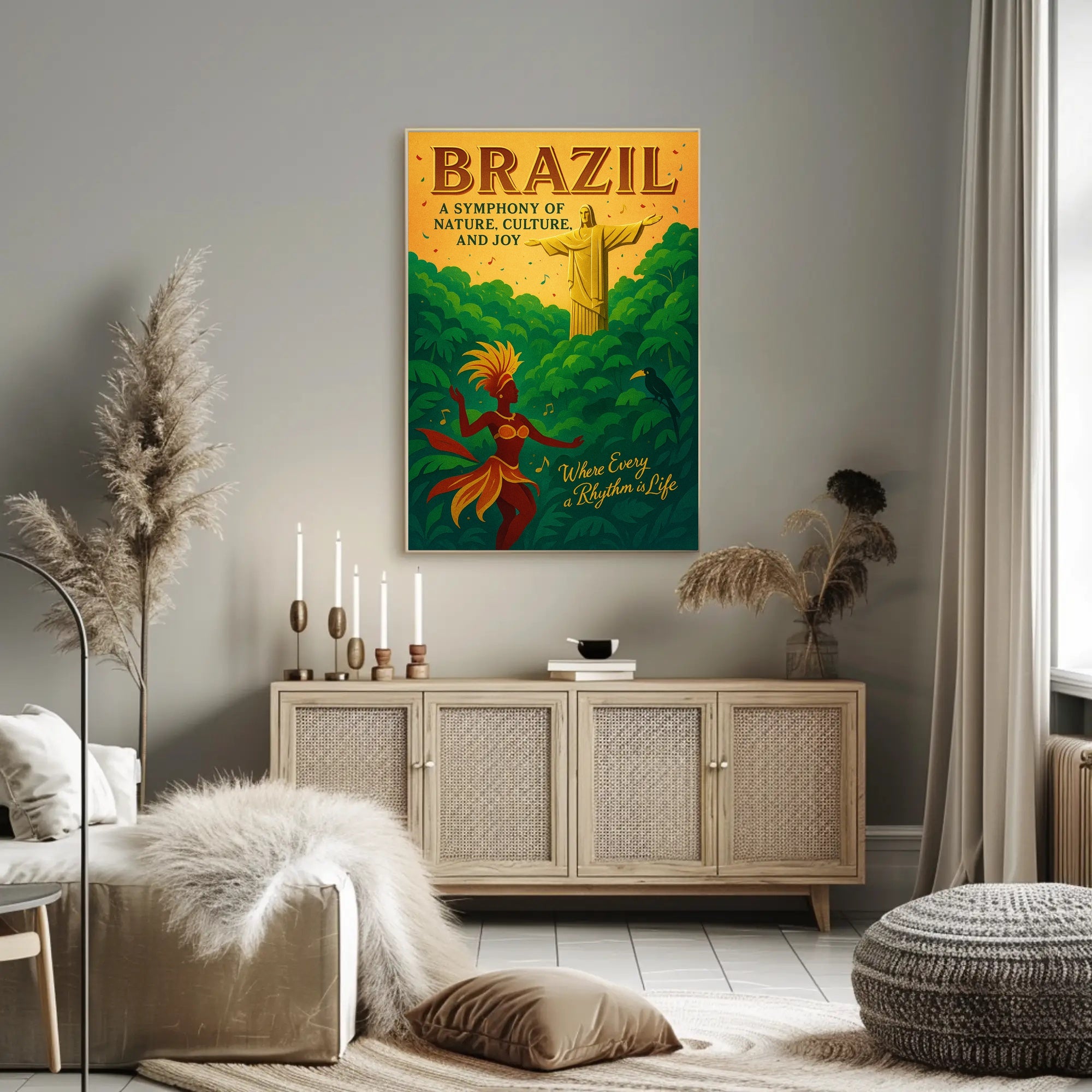 Brazil A Symphony Of Nature, Culture, Poster