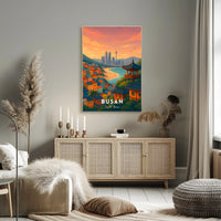 Busan Scenic View Travel Poster