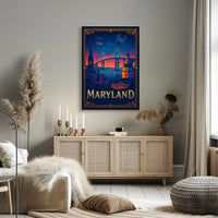 Maryland A Scenic Tribute Poster