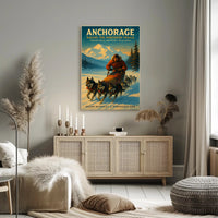 Racing the Northern Trails Poster