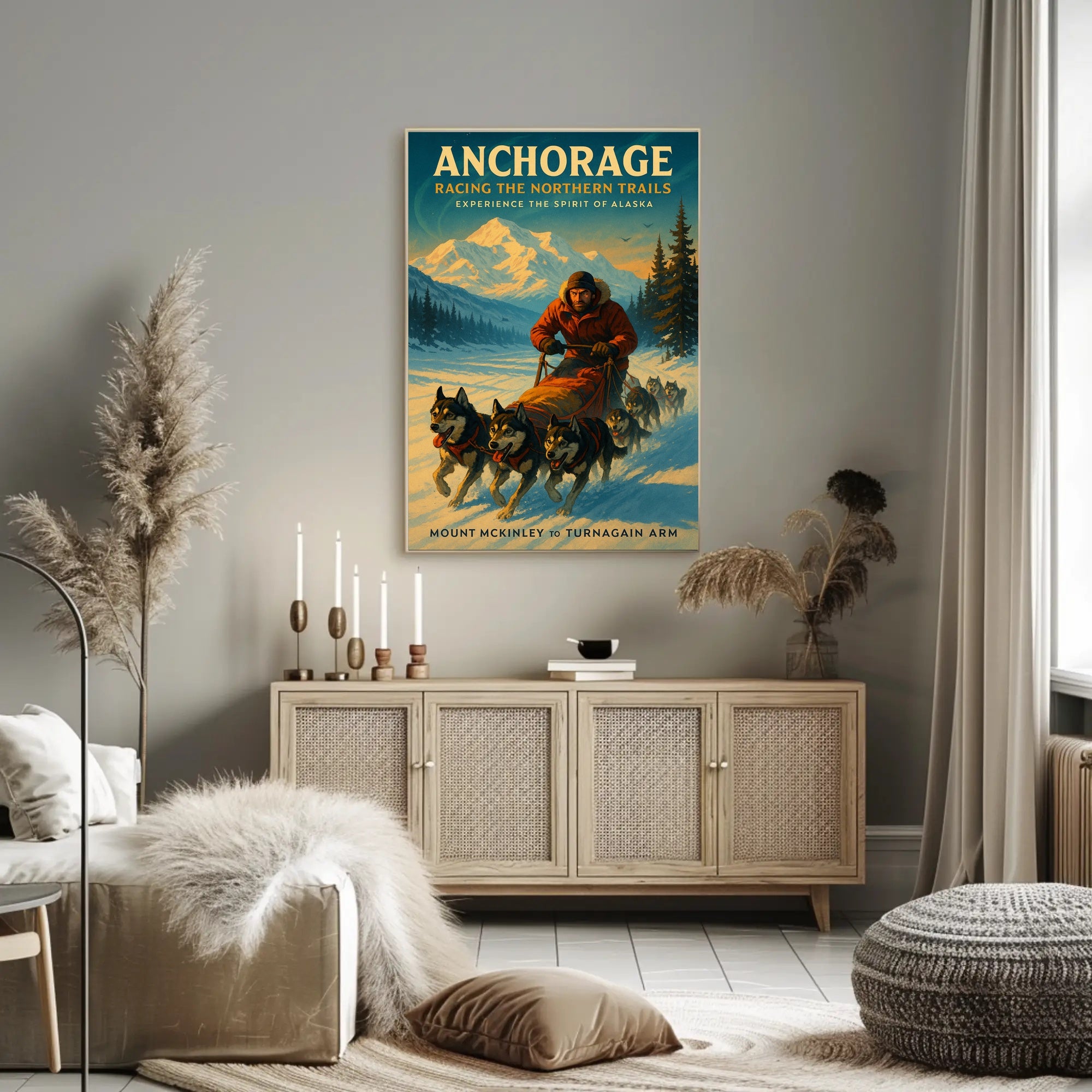 Racing the Northern Trails Poster