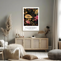 William Morris Cotton Prints Exhibition Poster