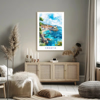Coastal Beauty of Croatia Poster PosterGoat