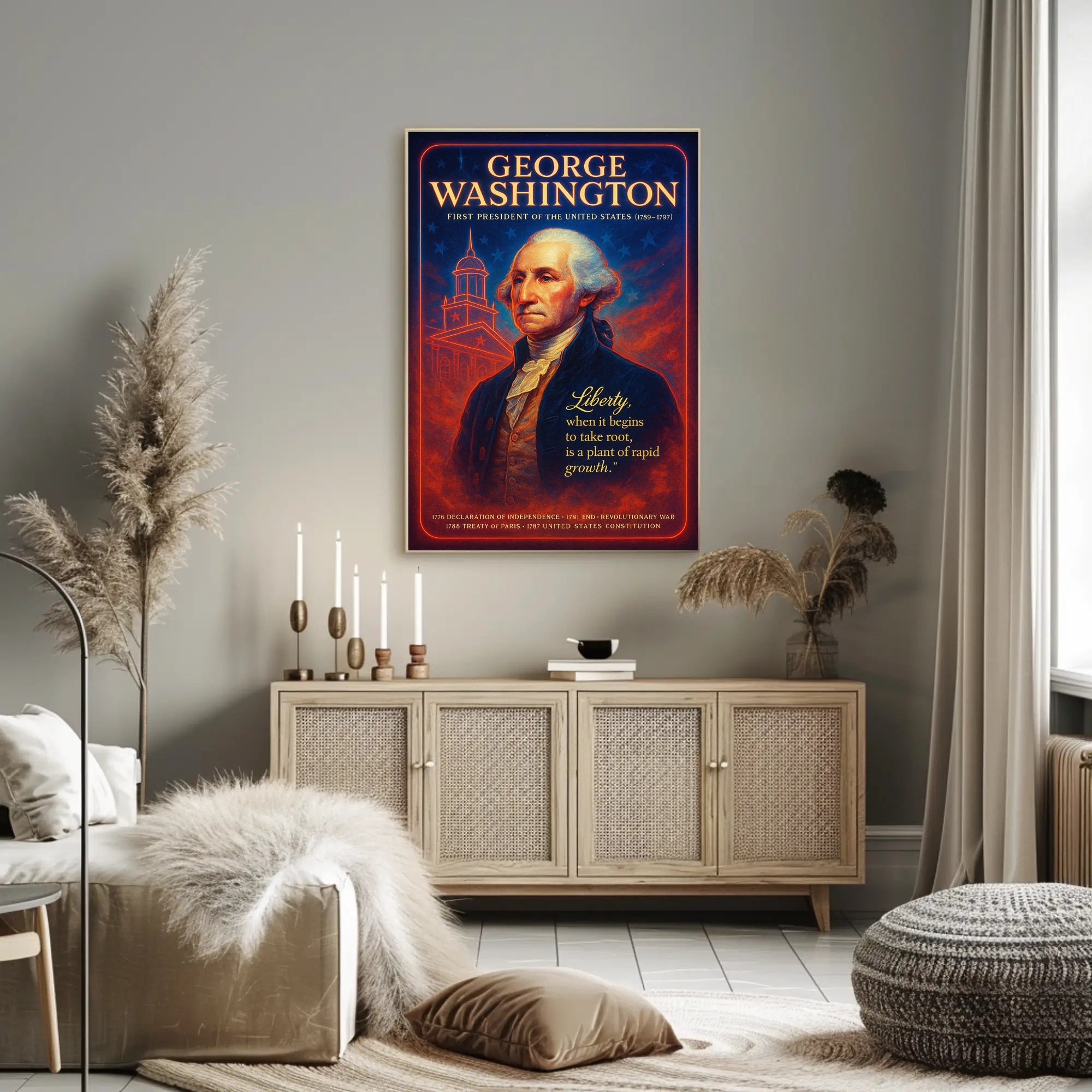 George Washington 1st President Poster PosterGoat