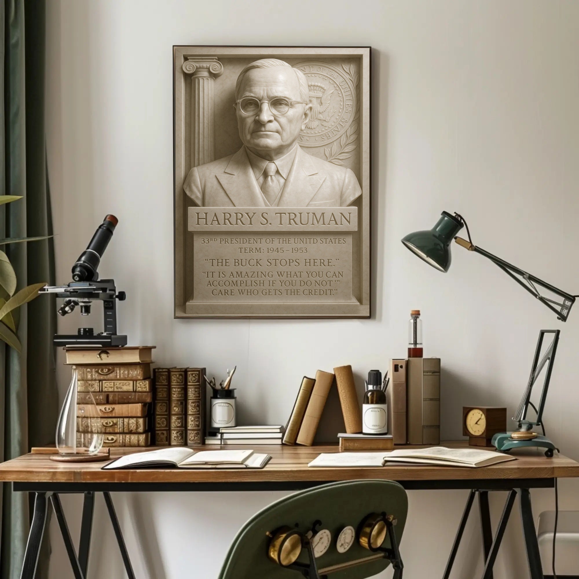 Harry S. Truman 33rd President Poster