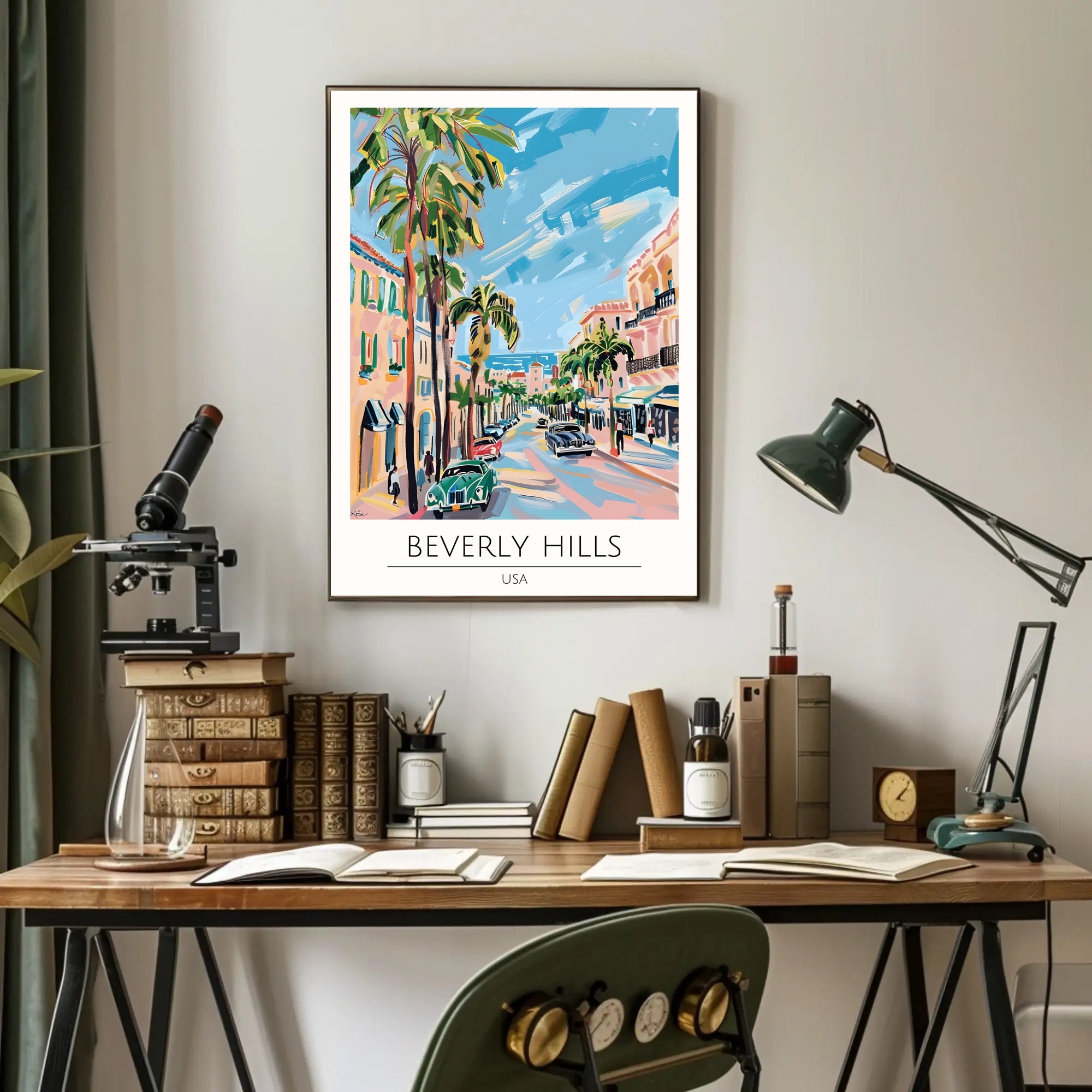 Beverly Hills Vibes Poster PosterGoat