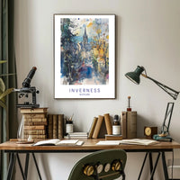 Inverness: A Watercolor Impression Poster PosterGoat
