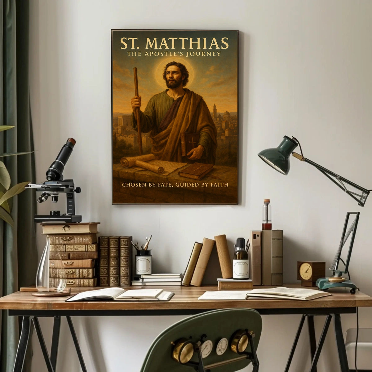 St. Matthias The Apostles Journey Poster