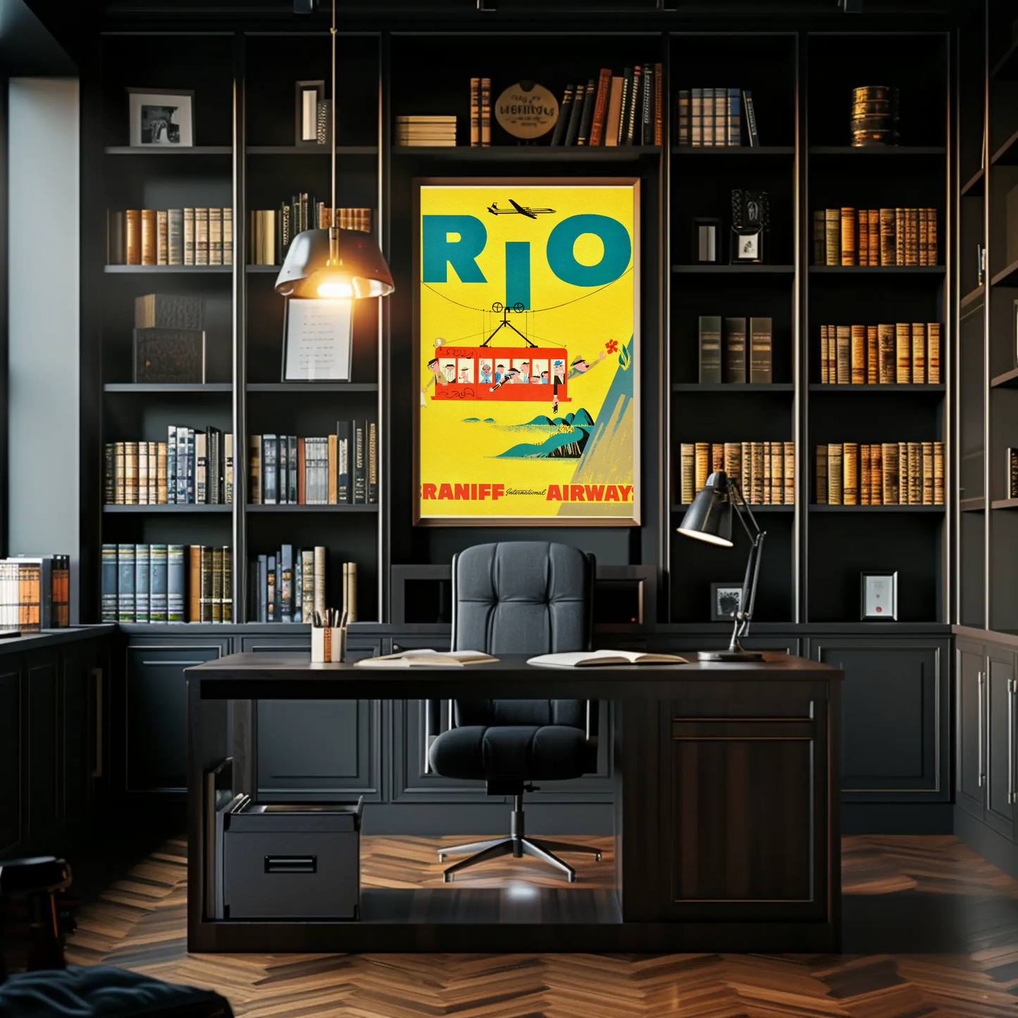 Rio Braniff International Airways Poster