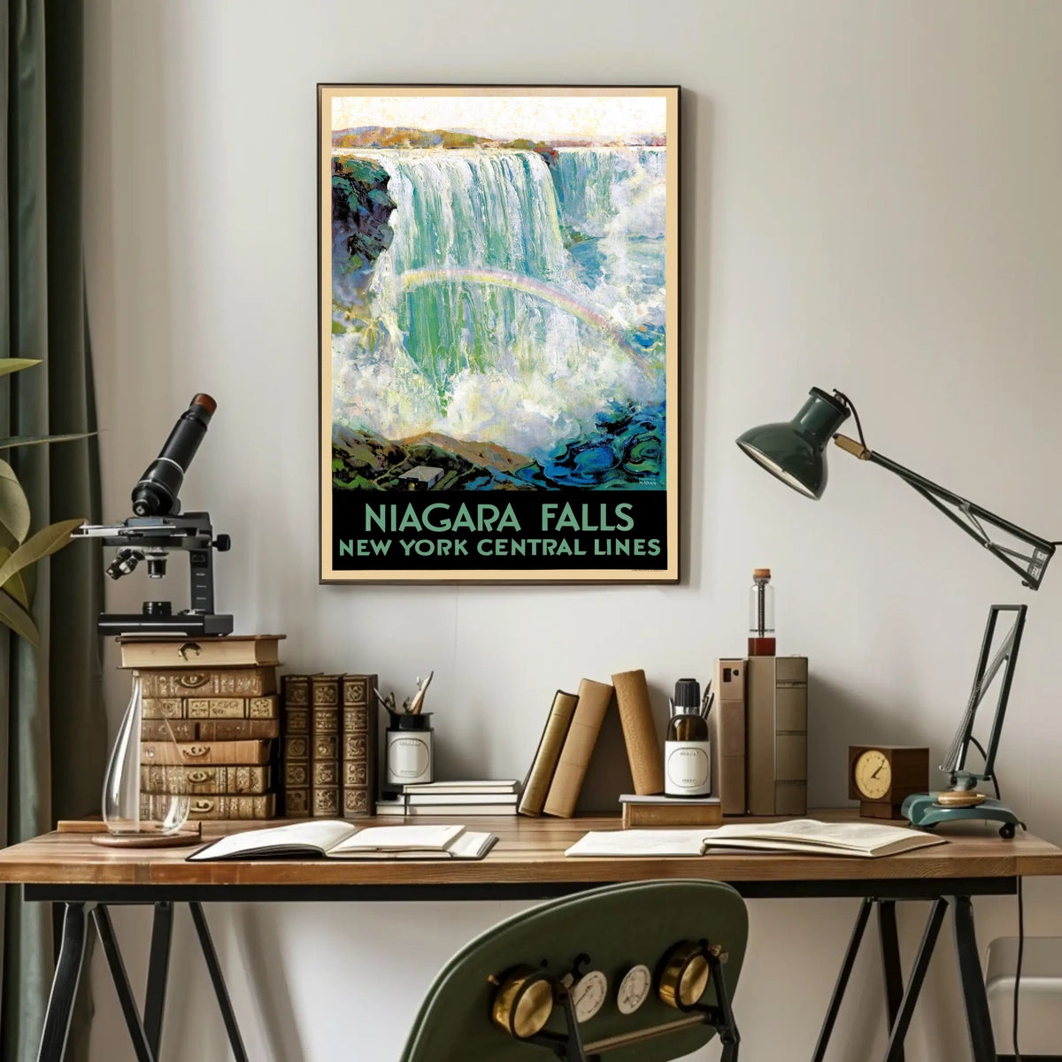 Niagara Falls Vintage Travel Poster