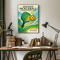 Discover Pickleball Poster