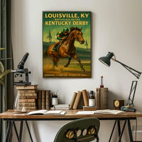 Louisville, KY Birthplace of the Kentucky Derby Poster