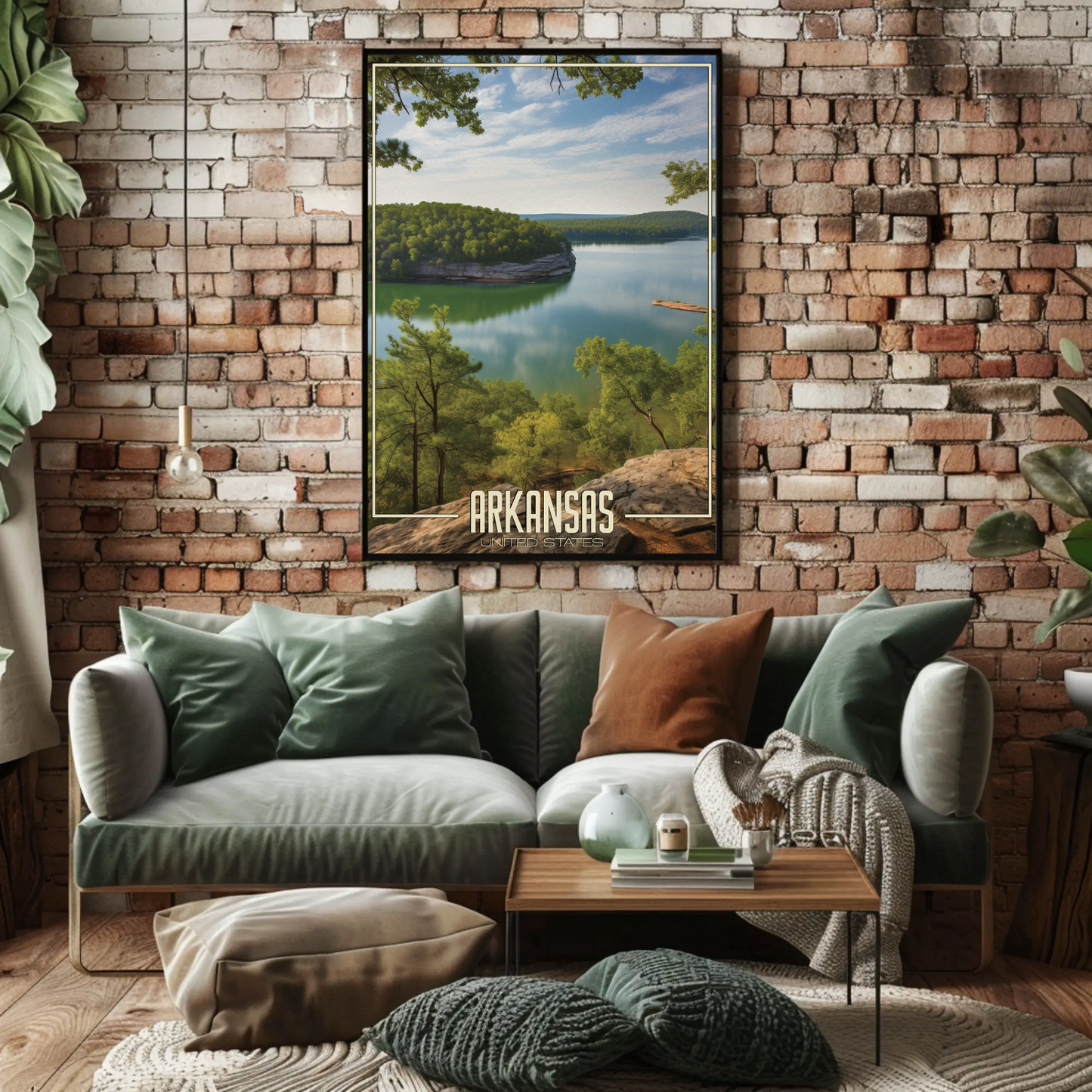 Arkansas Vintage Poster
