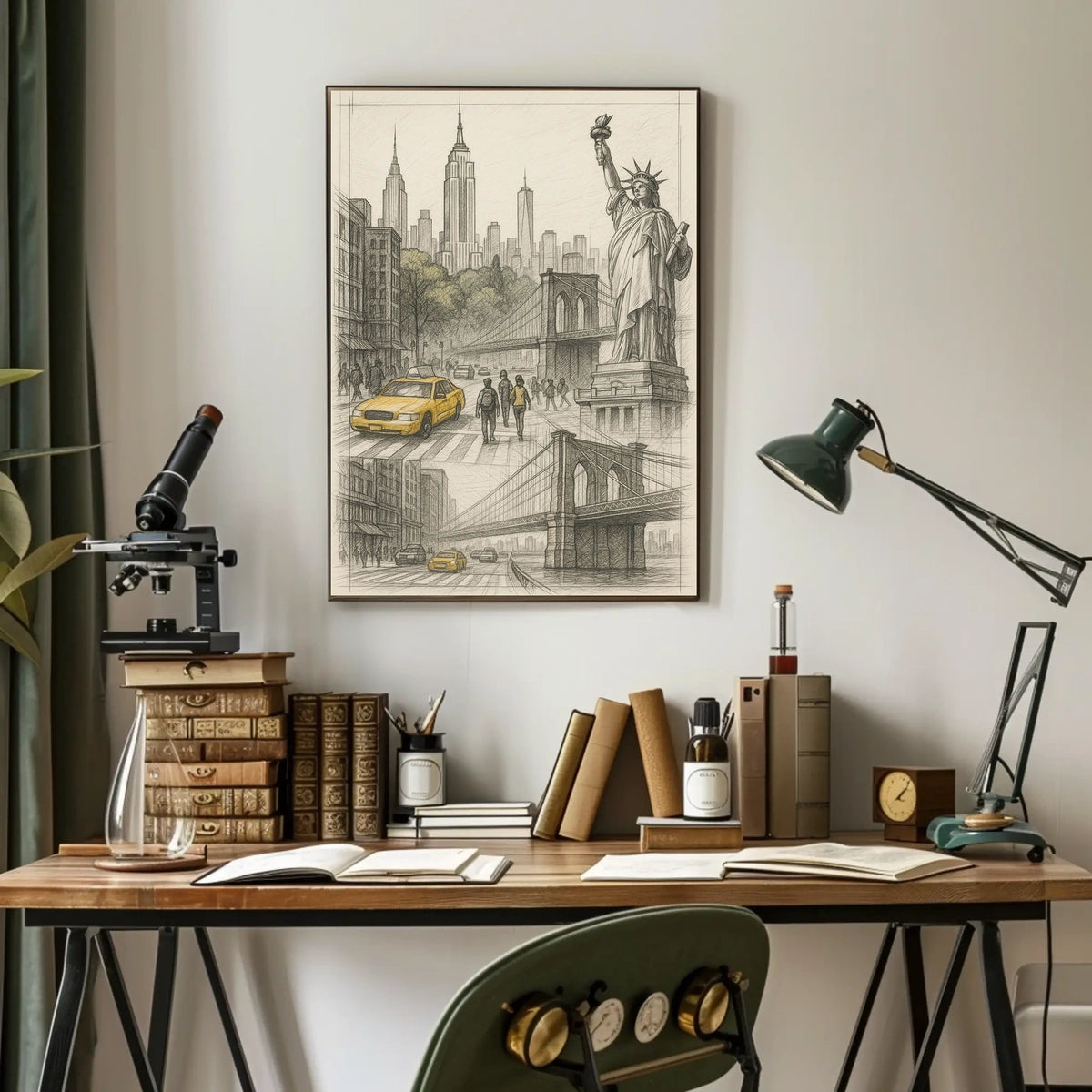Iconic New York City Art Poster For NYC Home Decor Lovers