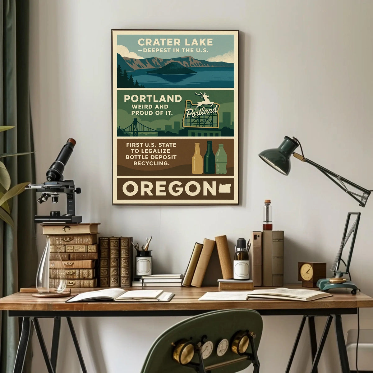 Discover Oregon Poster