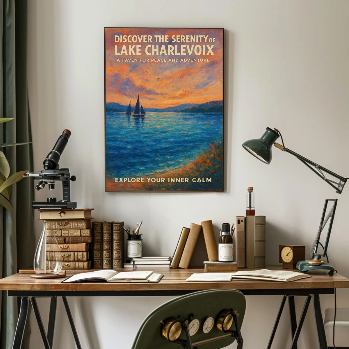 Discover the Serenity of Lake Charlevoix Poster