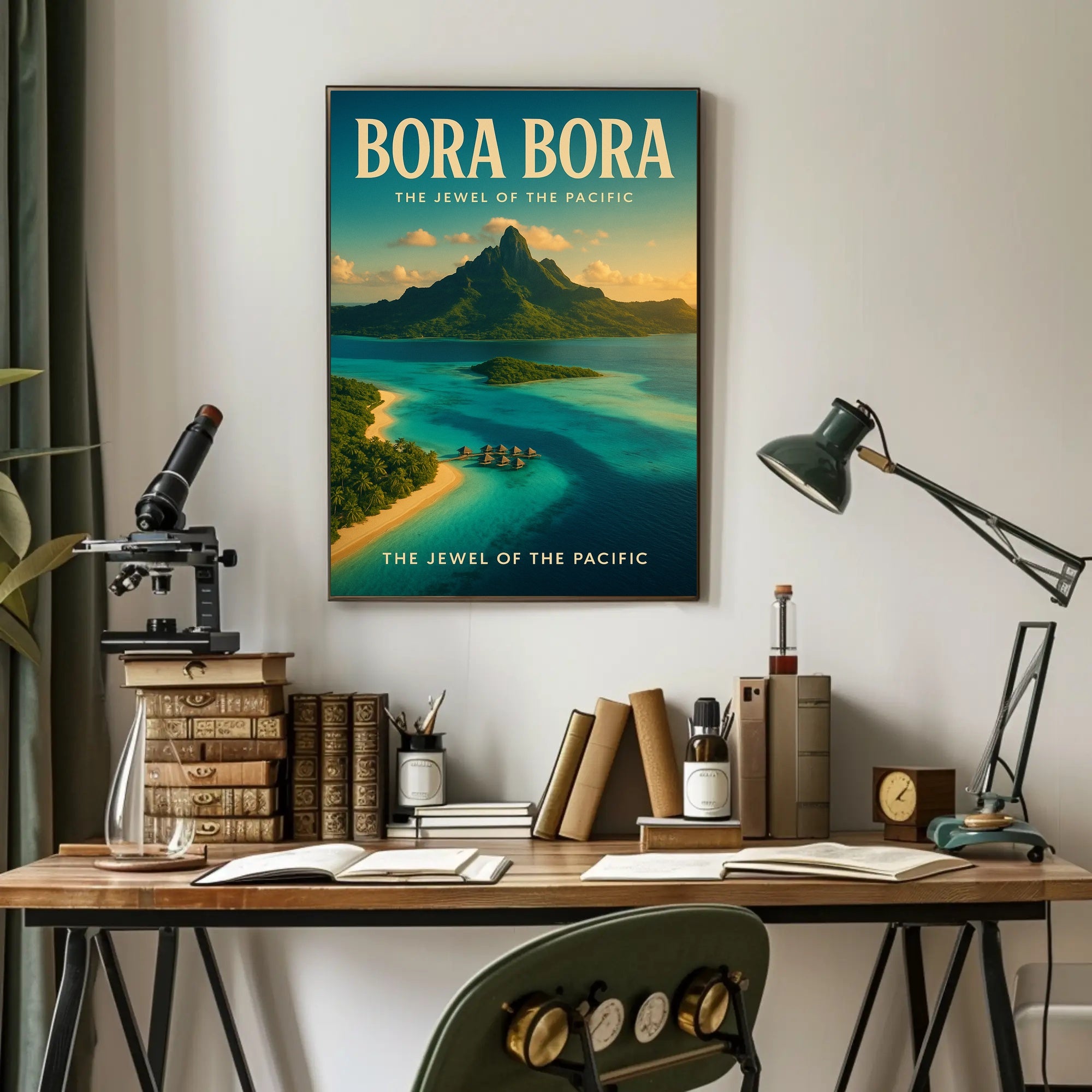 Bora Bora Paradise Getaway Travel Poster PosterGoat