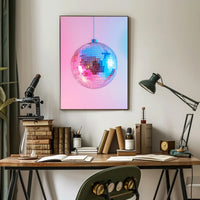 Disco Ball Extravaganza: Retro Nightlife Music or Concert Poster PosterGoat