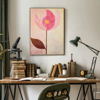 Abstract Floral Poster Modern Botanical Wall Art