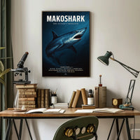Makoshark The Oceans Predator Poster PosterGoat