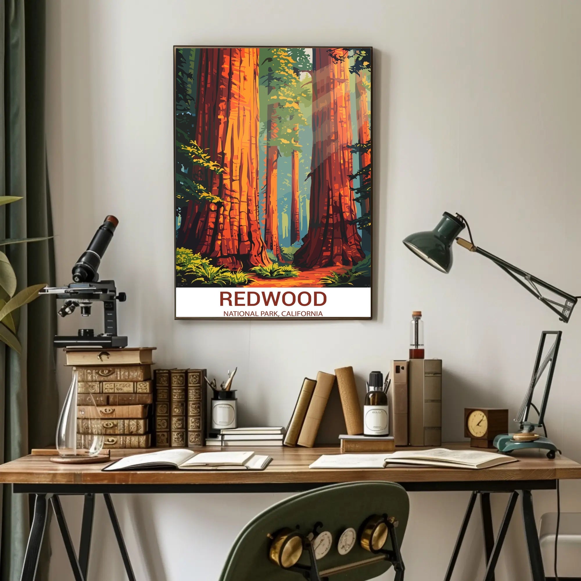 Redwood National Park: Majestic Giants Poster