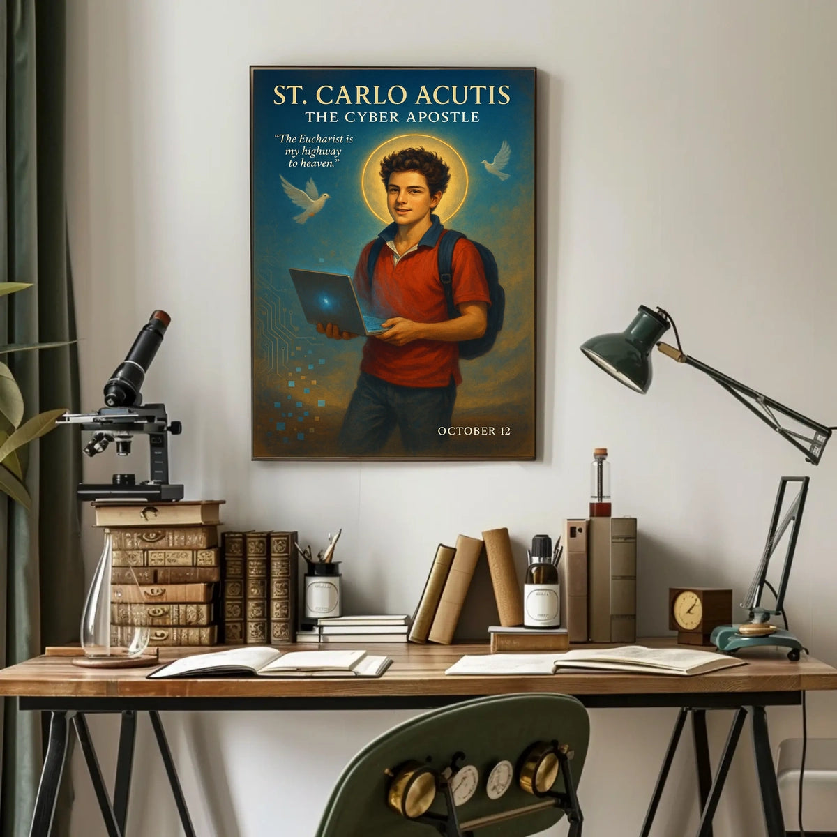 St. Carlo Acutis The Cyber Apostle Poster