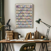 Sumo Wrestler Art Grid Poster