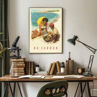 Seaside Bliss on the Adriatic Poster PosterGoat