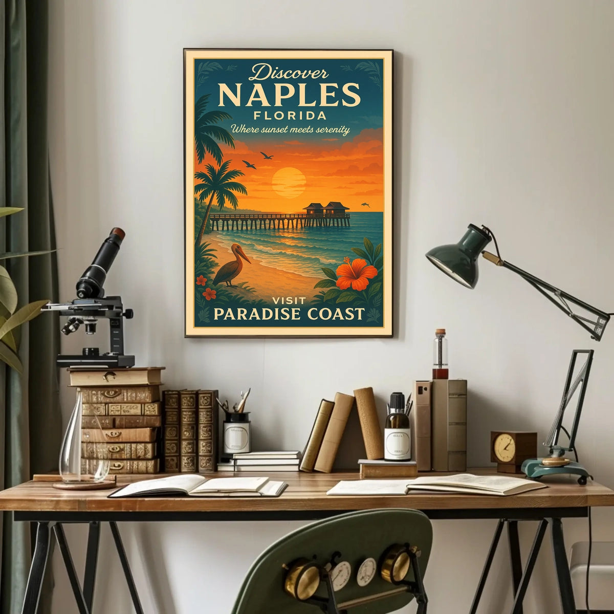 Discover Naples, Florida Poster