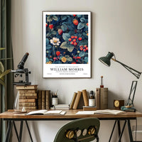 William Morris Cotton Prints Exhibition Poster