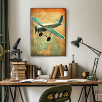 Vintage Adventure in Aviation Poster