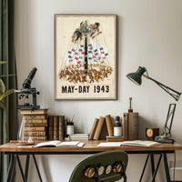 May-Day 1943 WWII Propaganda Poster