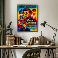 John F. Kennedy A Legacy of Hope Poster PosterGoat