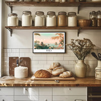 Tropical Tranquility: Balinese Landscape Travel Poster