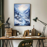 Winter Wonderland Village Poster