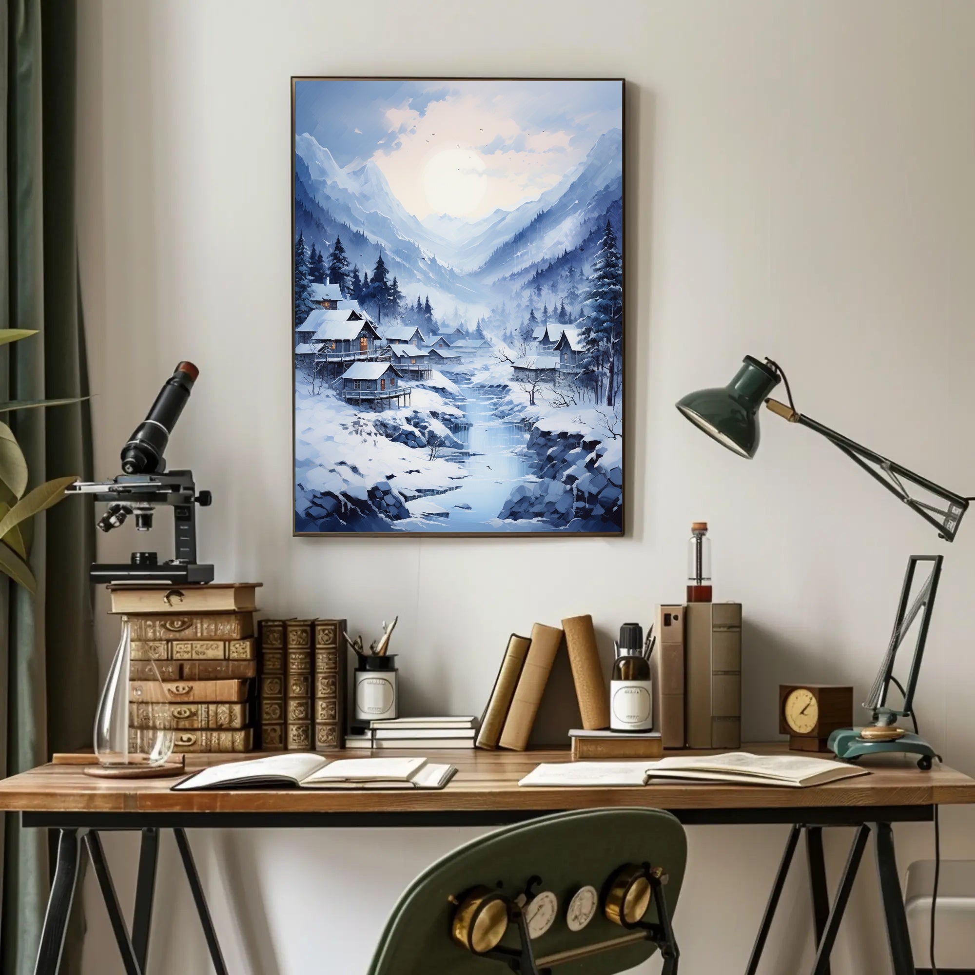 Winter Wonderland Village Poster