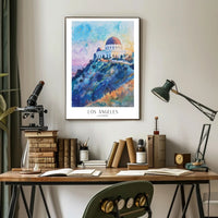 Los Angeles Skyline Poster PosterGoat