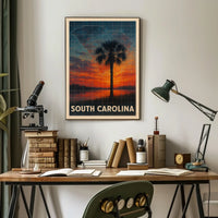 South Carolina Sunset Poster