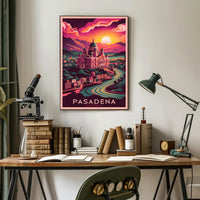 Pasadena Sunset Poster