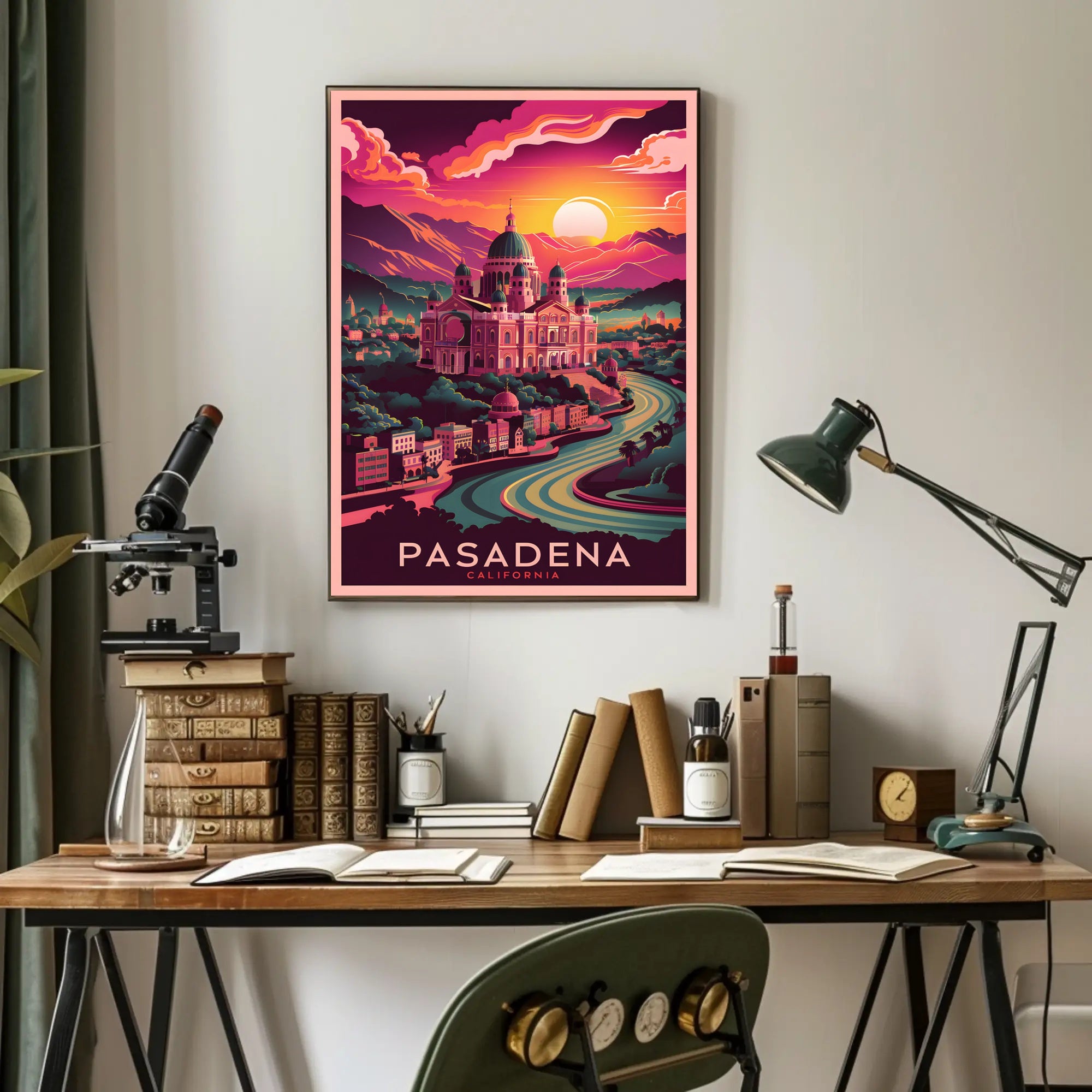 Pasadena Sunset Poster