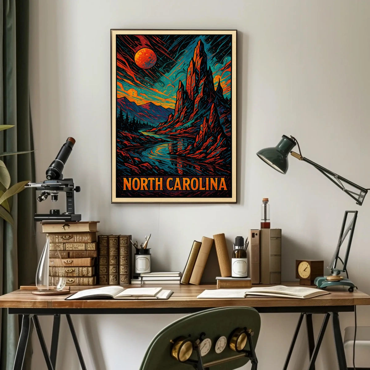 North Carolina Landscape Poster