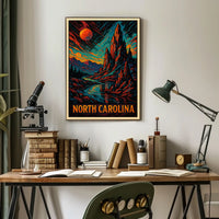 North Carolina Landscape Poster