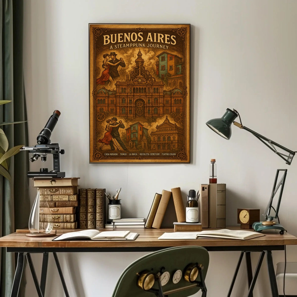 Buenos Aires A Steampunk Journey Poster
