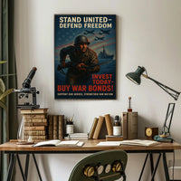 Stand United, Defend Freedom Poster