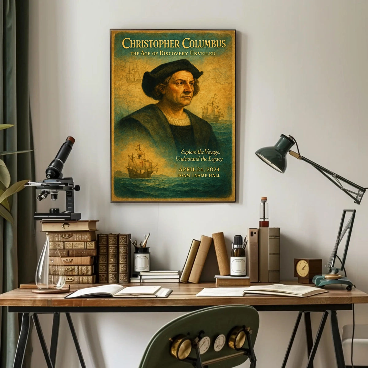 Christopher Columbus The Age of Discovery Unveiled Poster
