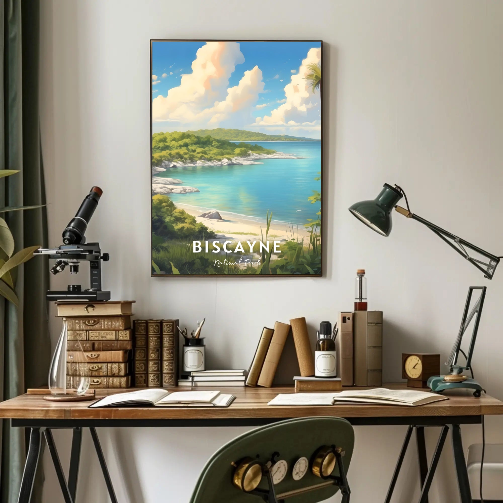 Biscayne Coastal Serenity National Park Poster