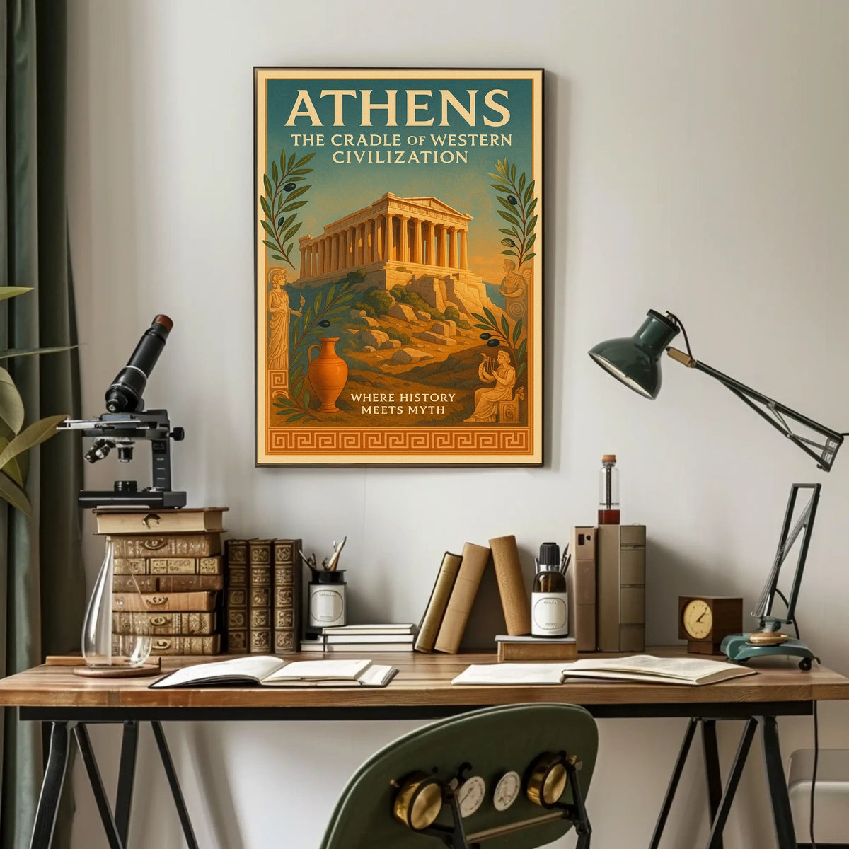 Athens The Cradle of Western Civilization Poster