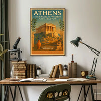 Athens The Cradle of Western Civilization Poster