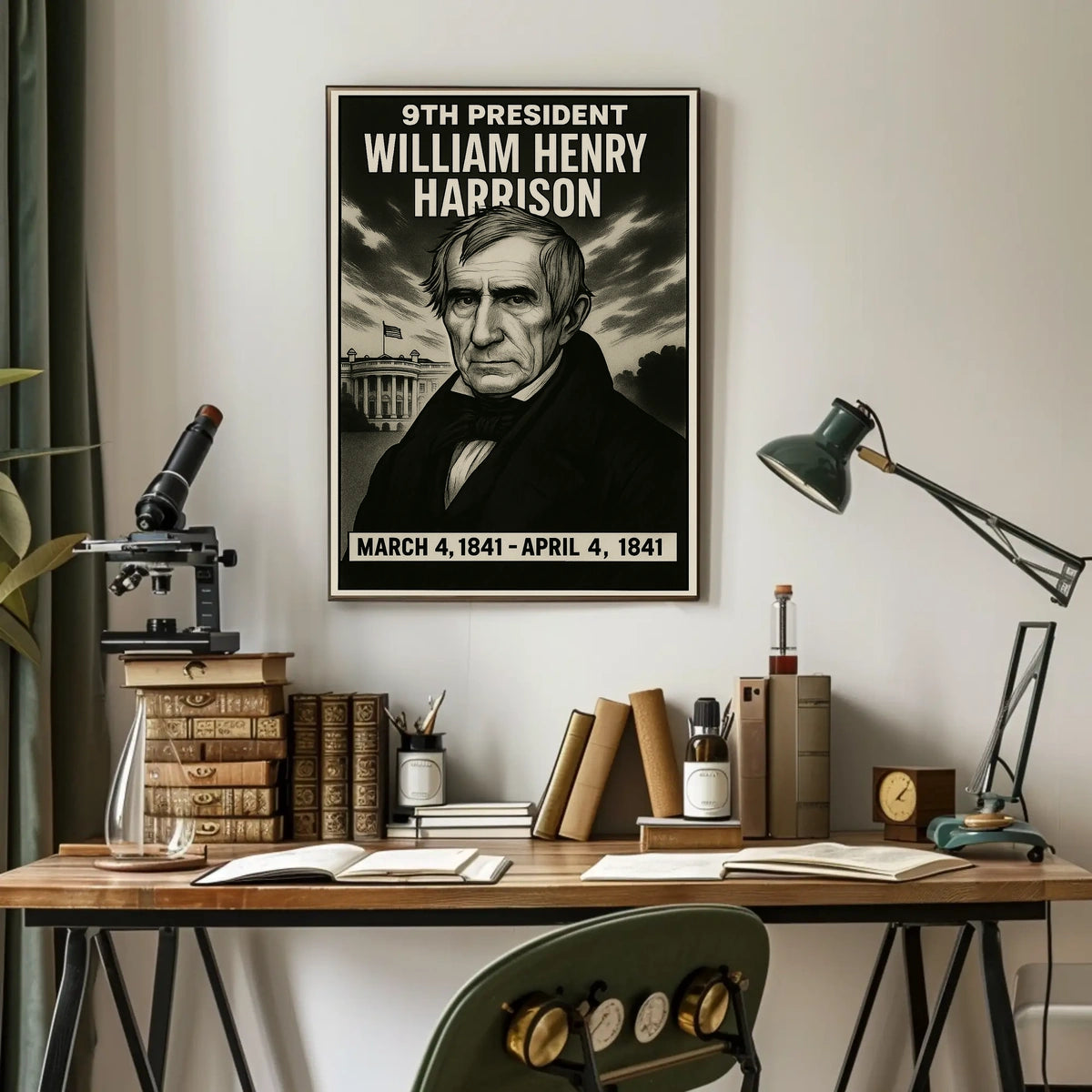 William Henry Harrison 9Th President Poster
